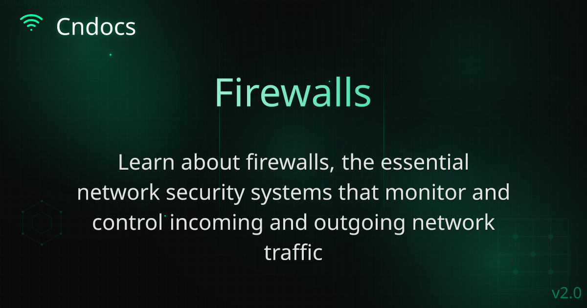Firewalls