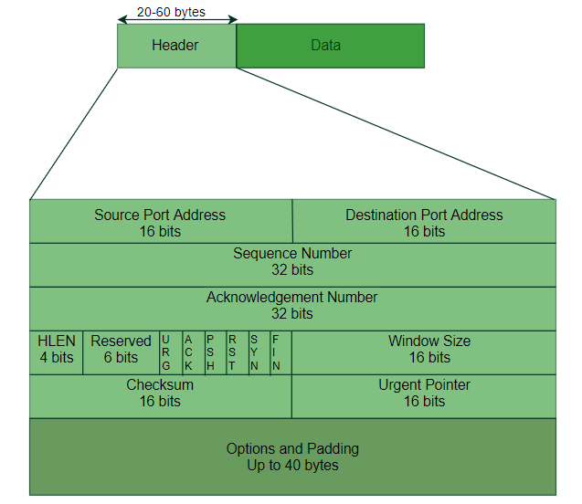 TCP Segment Header